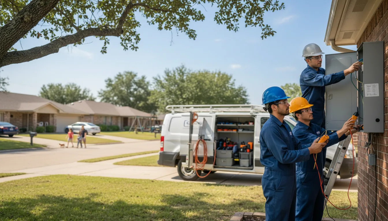 Certified electrician providing emergency electrical services in Layland, WV